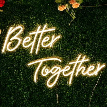Better Together LED Neon Sign Home Decor Wall Neon Sign - Shineneon