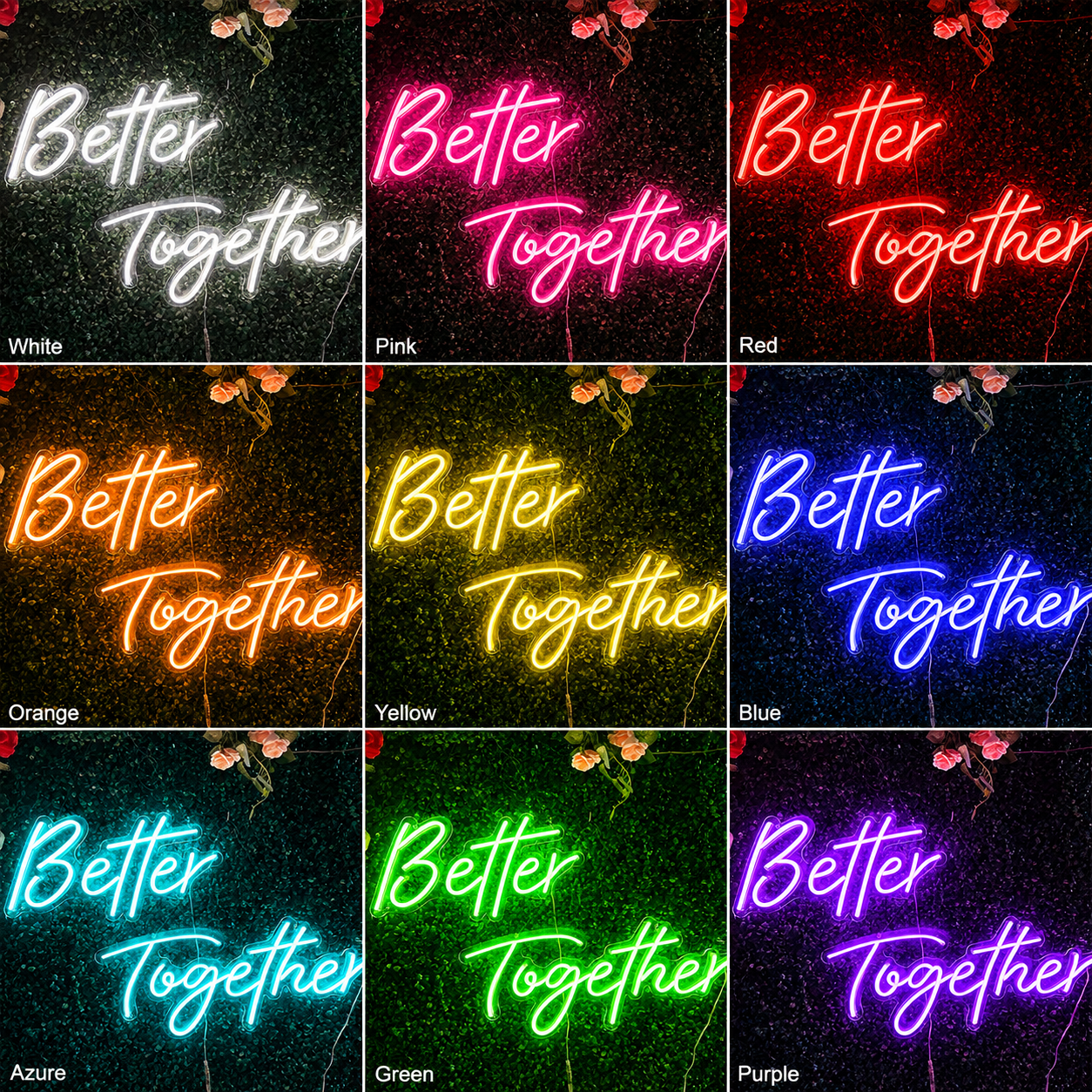 Better Together LED Neon Sign Home Decor Wall Neon Sign - Shineneon