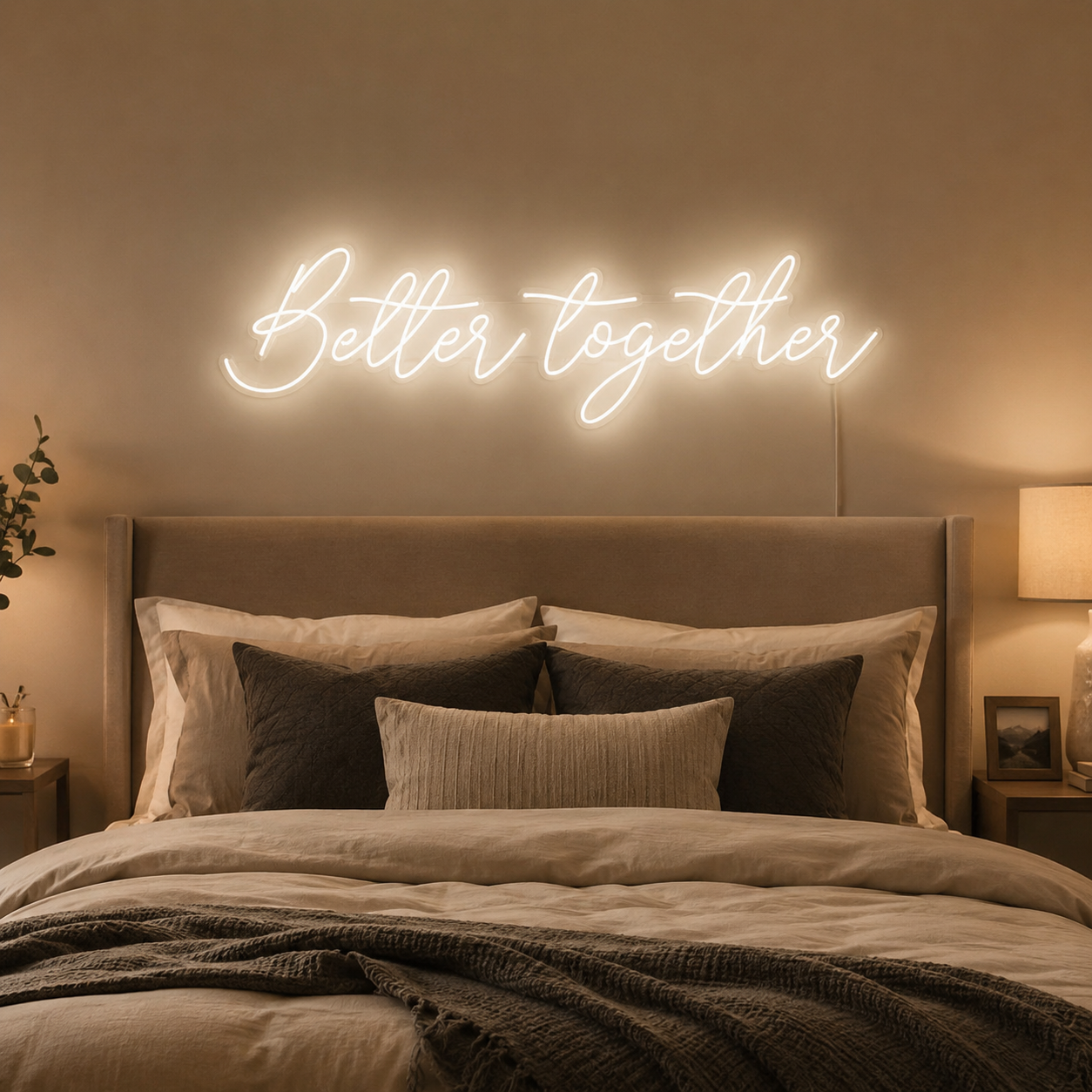 Better Together LED Neon Sign Home Wall Art - 02 High-Converting Product Image
