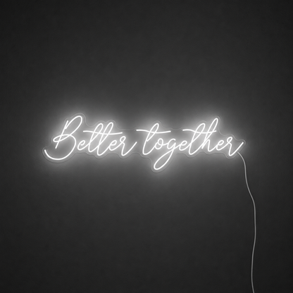 Better Together LED Neon Sign Home Wall Art Wall Neon Sign - 01 Original Product Image