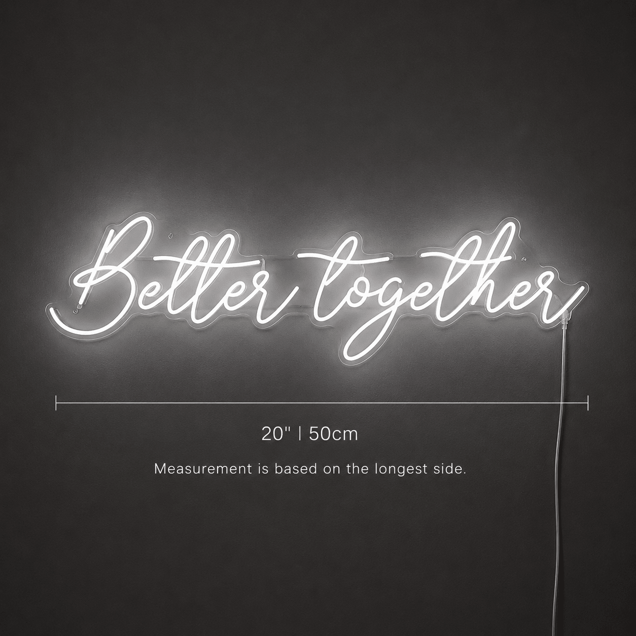 Better Together LED Neon Sign Home Wall Art Wall Neon Sign - Shineneon