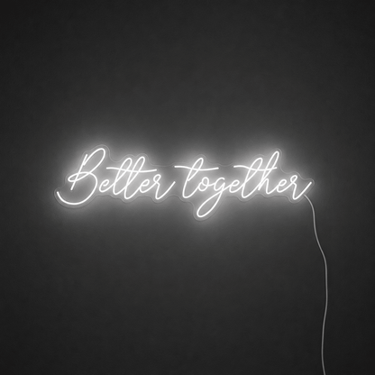 Better Together LED Neon Sign Home Wall Art Wall Neon Sign - Shineneon
