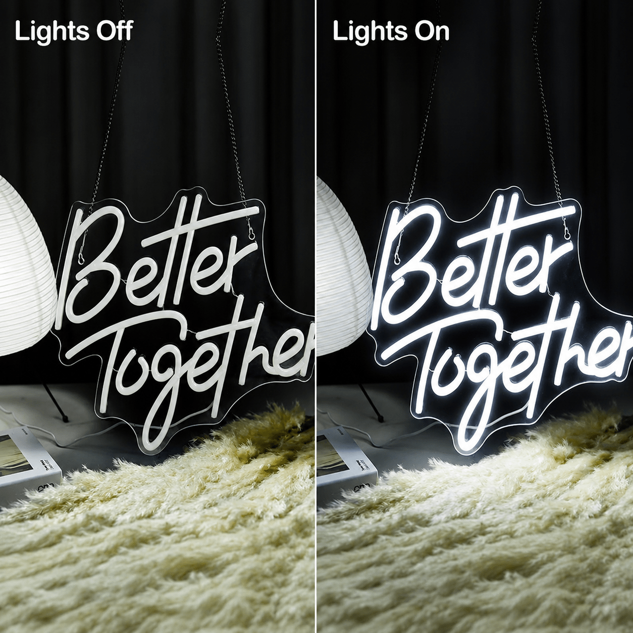 Better Together LED Neon Sign Living Room Decor - Shineneon