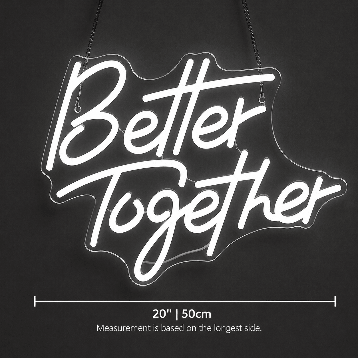 Better Together LED Neon Sign Living Room Decor - Shineneon