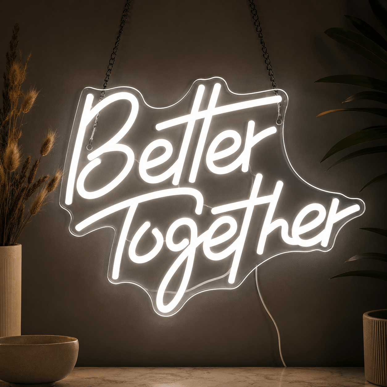 Better Together LED Neon Sign Living Room Decor - Shineneon
