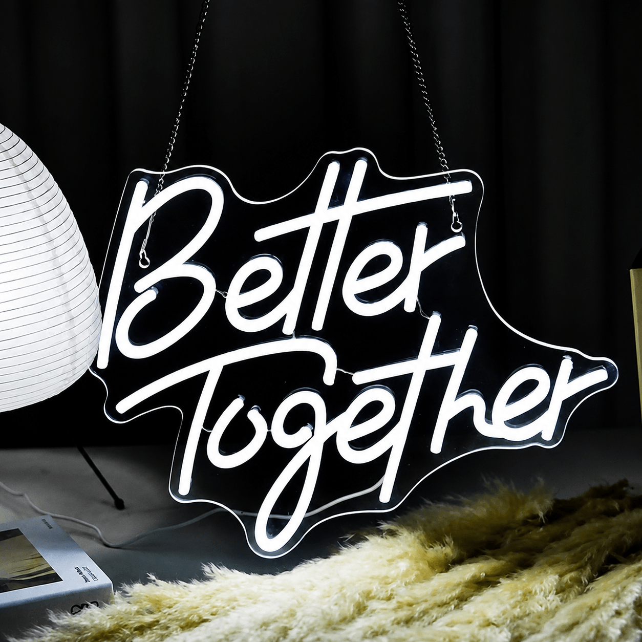 Better Together LED Neon Sign Living Room Decor Wall Neon Sign - Shineneon