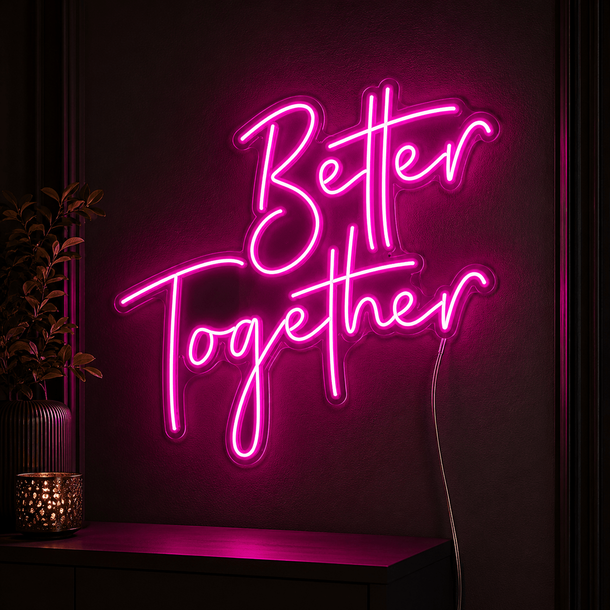 Better Together LED Neon Sign Wall Art - Shineneon