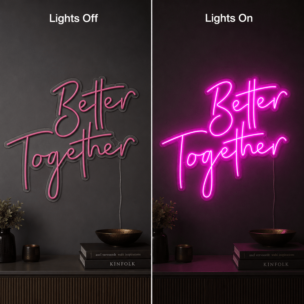 Better Together LED Neon Sign Wall Art - Shineneon