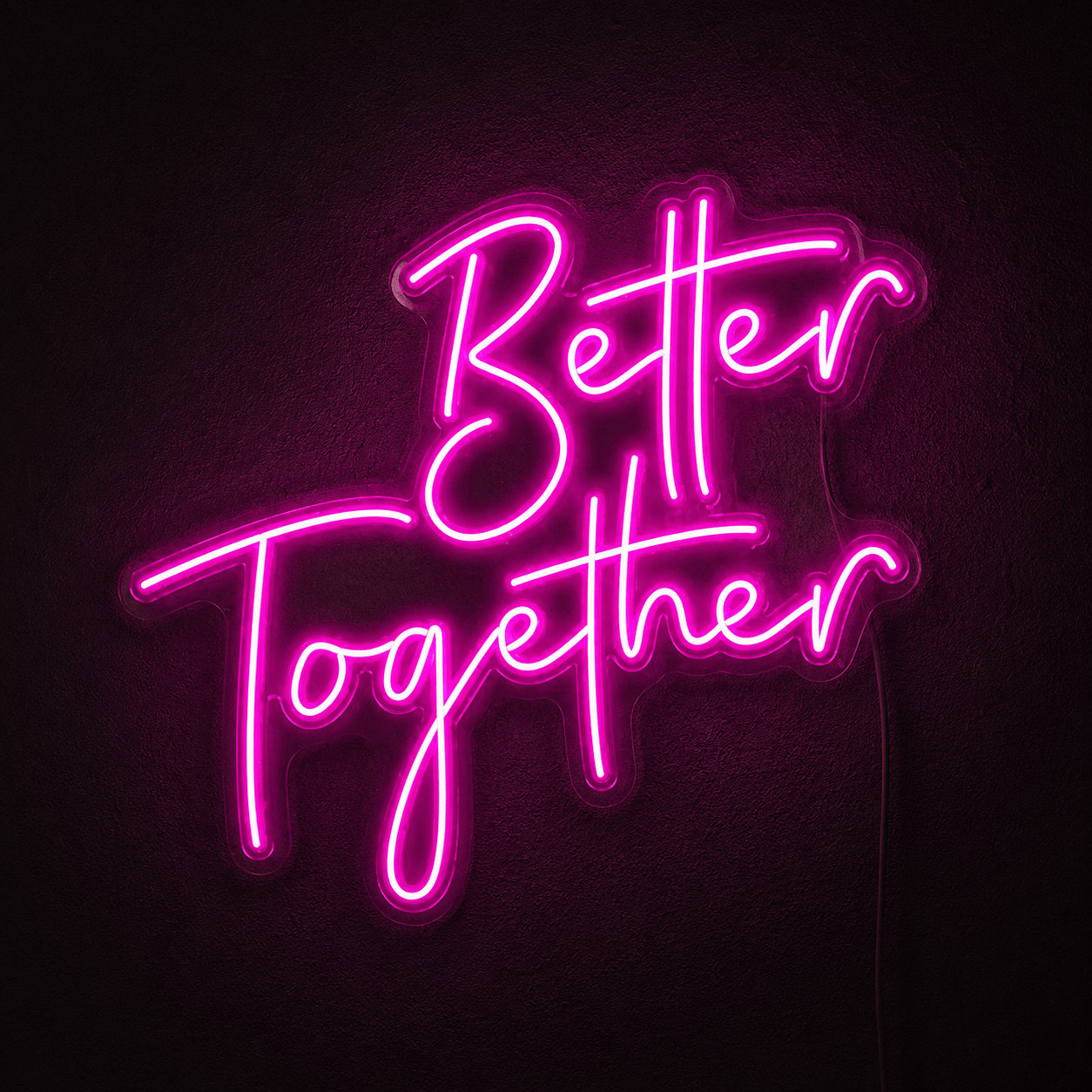 Better Together LED Neon Sign Wall Art Wall Neon Sign - Shineneon