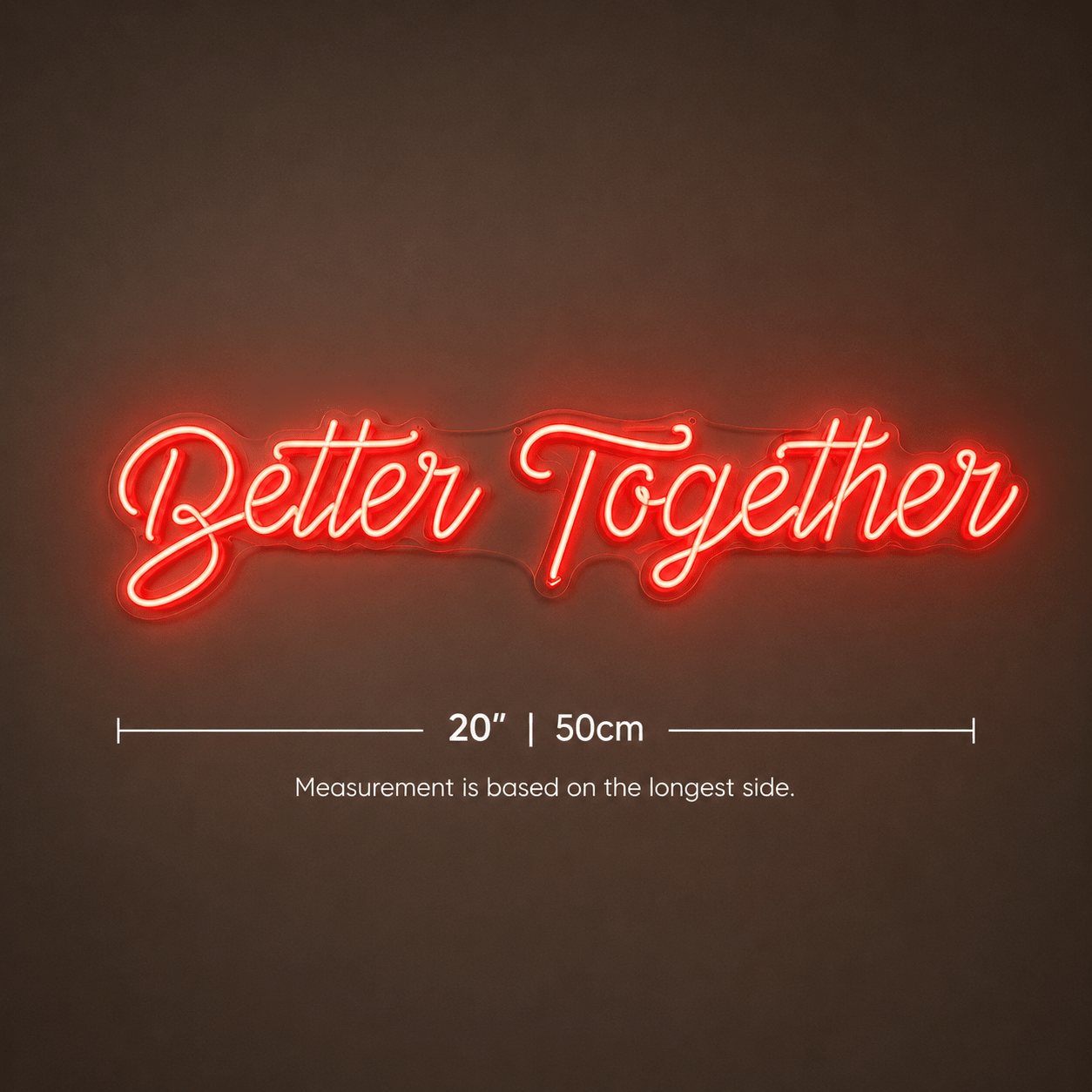 Better Together LED Neon Sign Wall Neon Sign - Shineneon