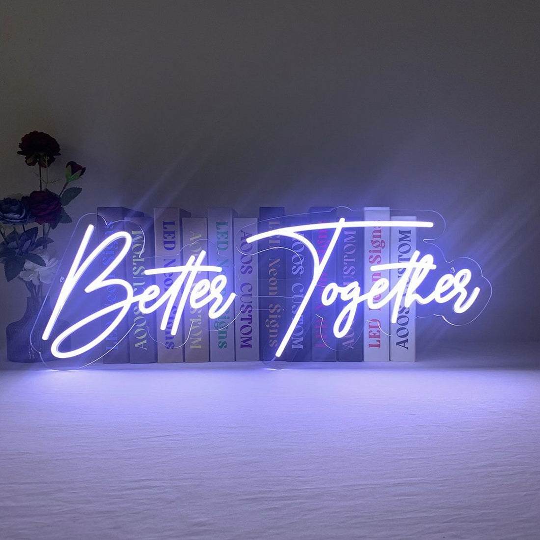 Better Together Led Sign Business Neon Sign Wall Decor