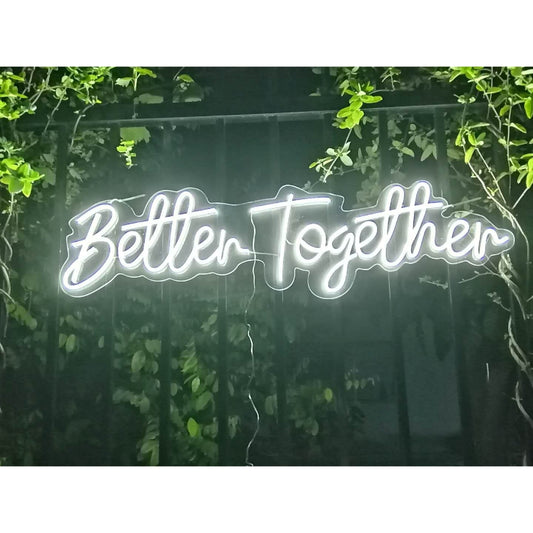 Better Together Led Sign Business Neon Signs For Home