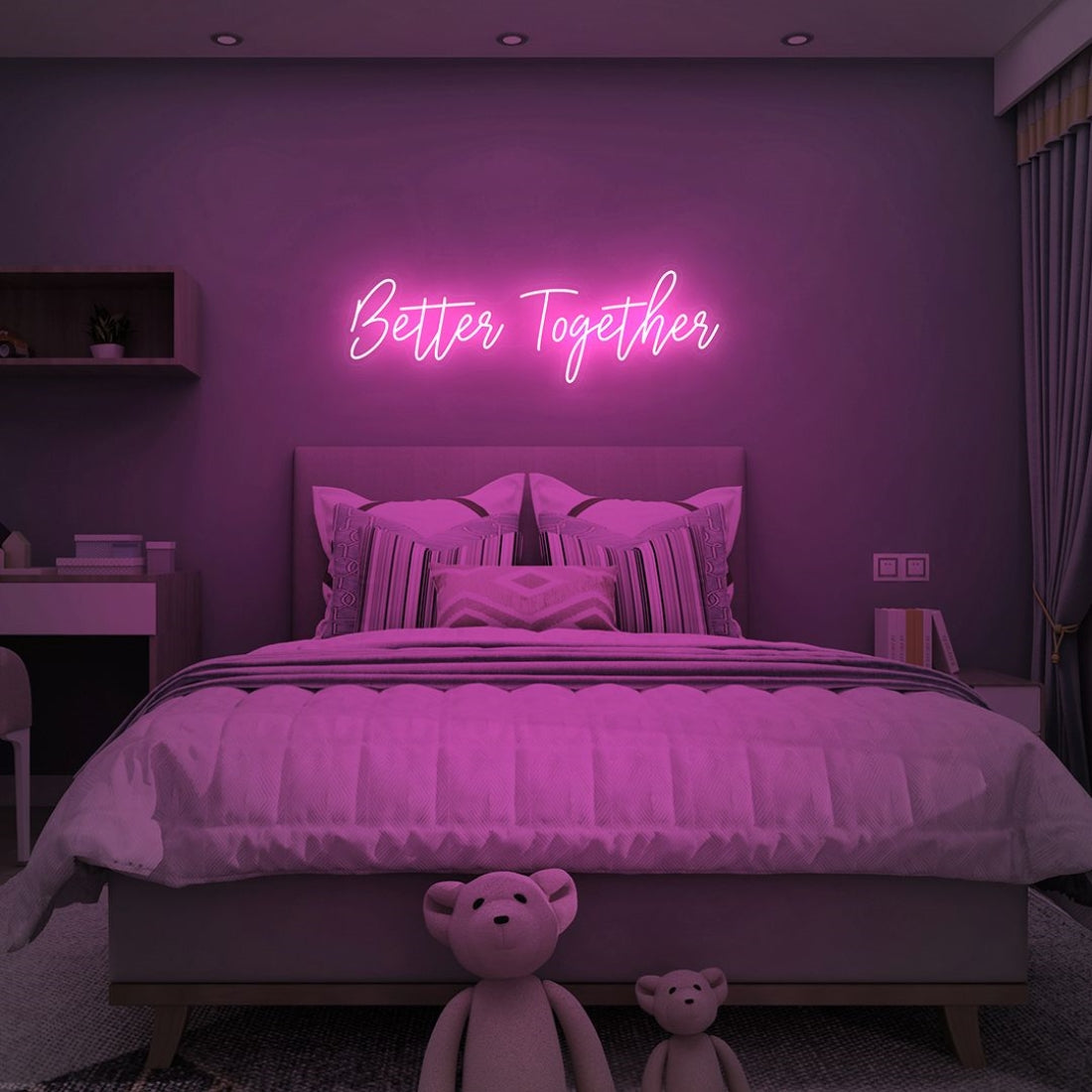 Better Together Led Sign Business Neon Signs Wall Art