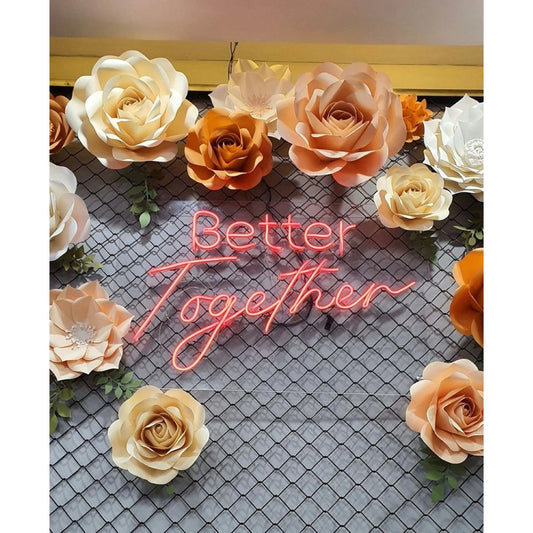 Better Together Led Sign Business Neon Signs Wall Decors