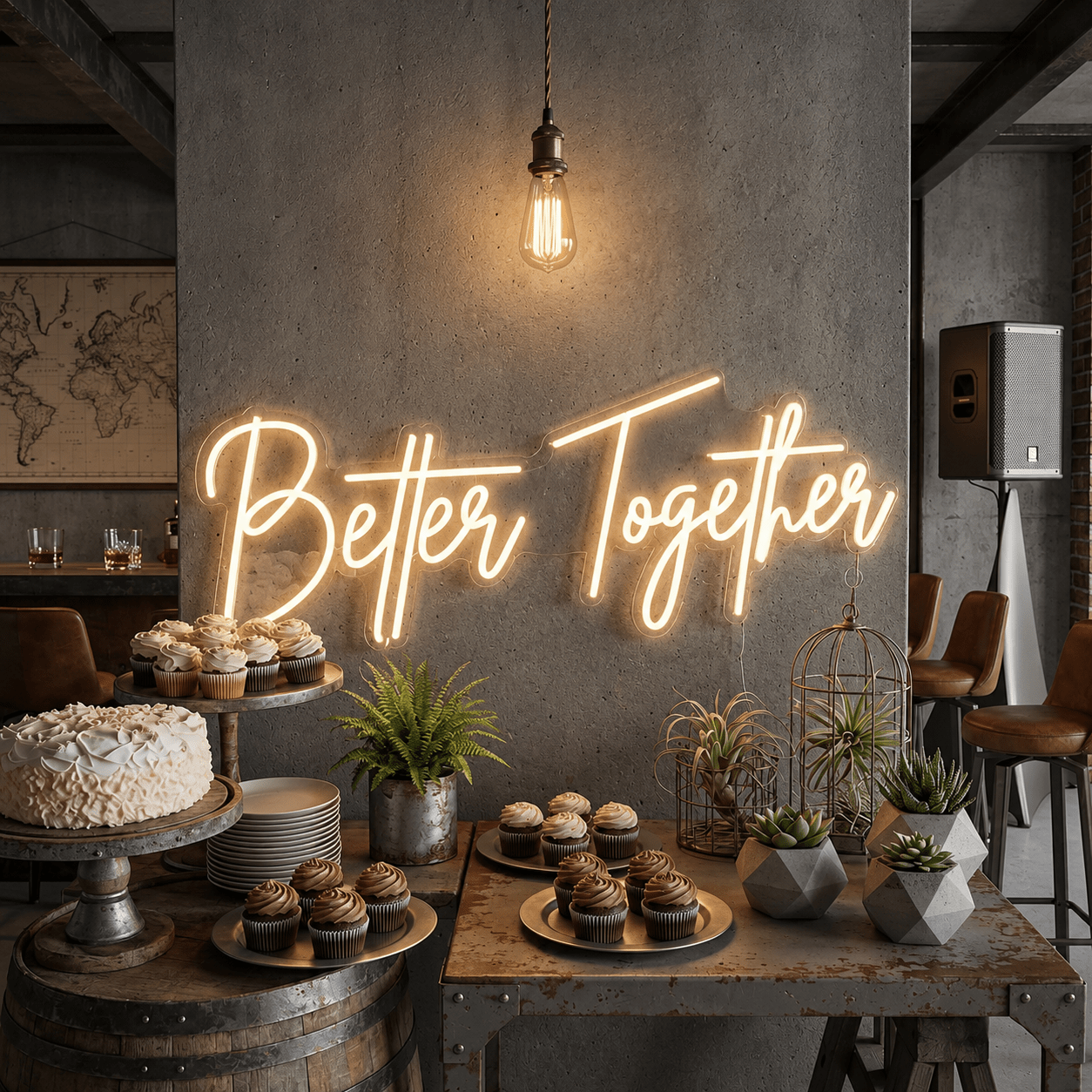Better Together Lettering Home Decor LED Neon Sign - Shineneon