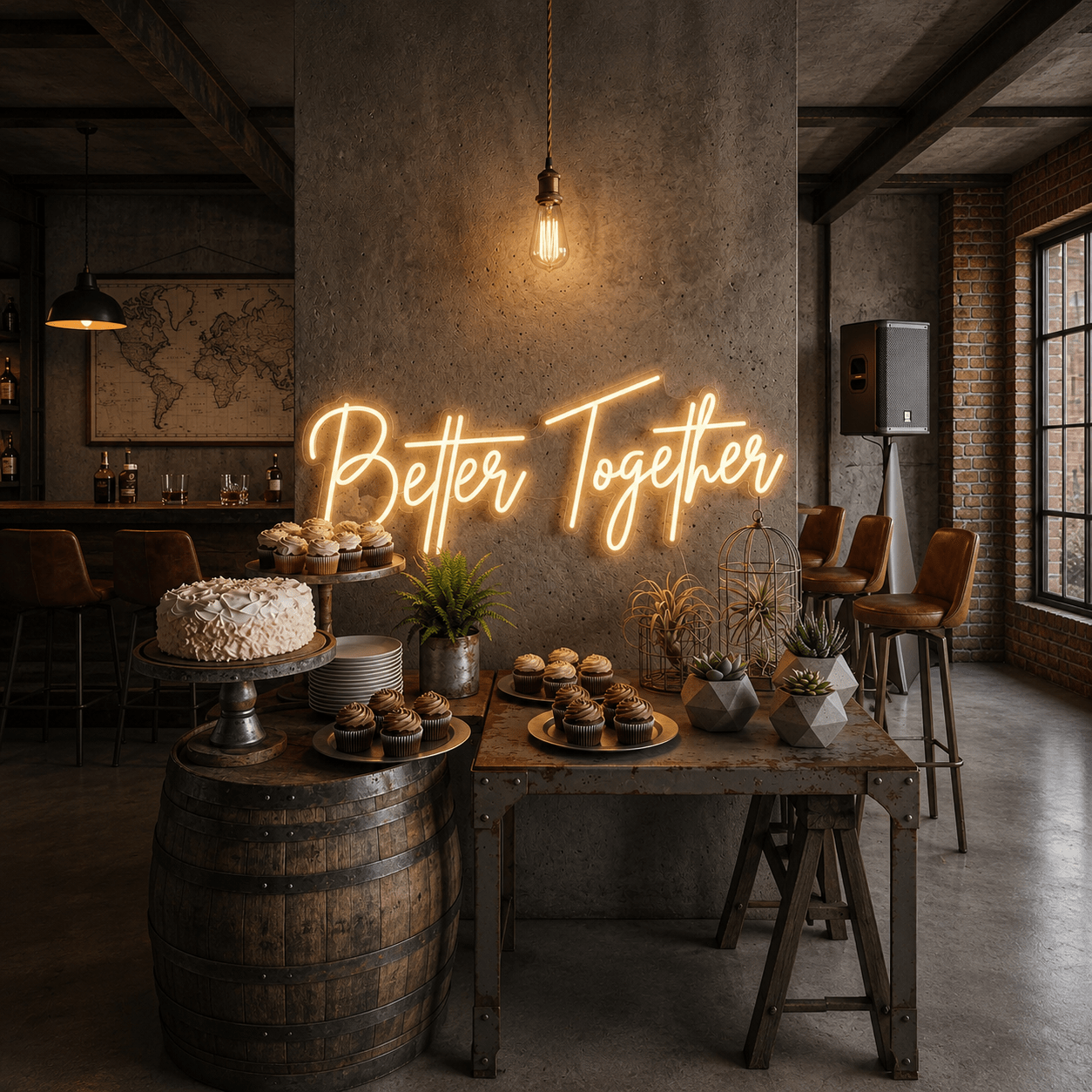 Better Together Lettering Home Decor LED Neon Sign Wall Neon Sign - Shineneon