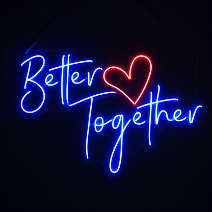 Better Together Living Room Wall Light LED Neon Sign Wall Neon Sign - 01 Original Product Image