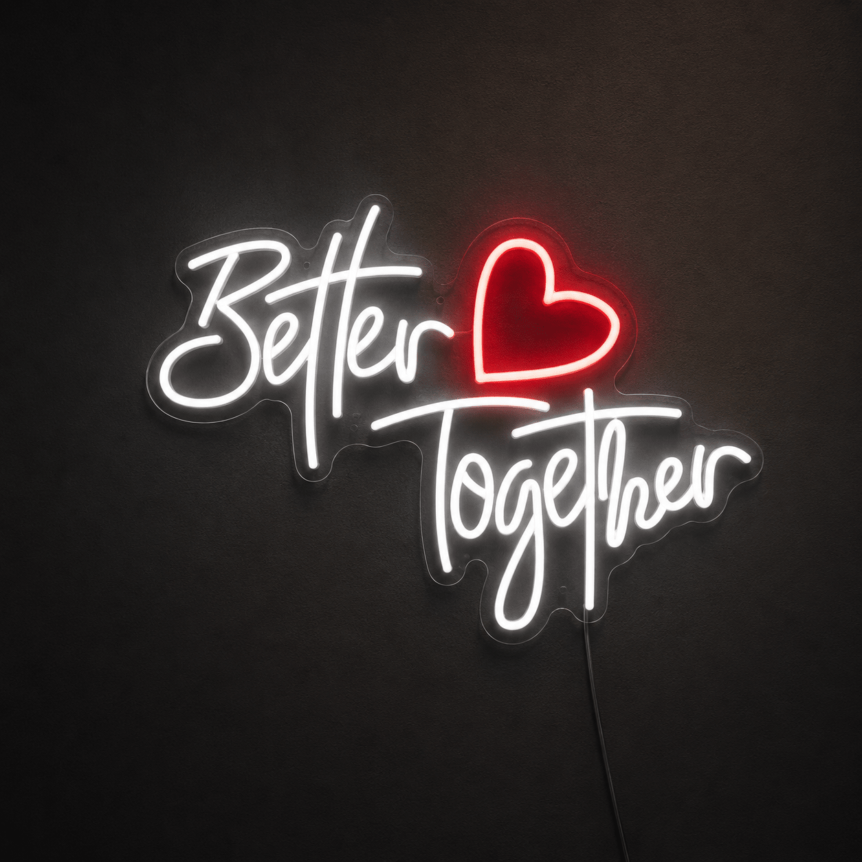 Better Together Minimal Wall Decor LED Neon Sign - Shineneon