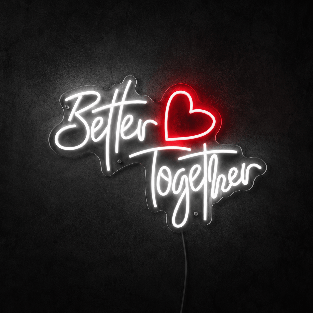 Better Together Minimal Wall Decor LED Neon Sign Wall Neon Sign - Shineneon