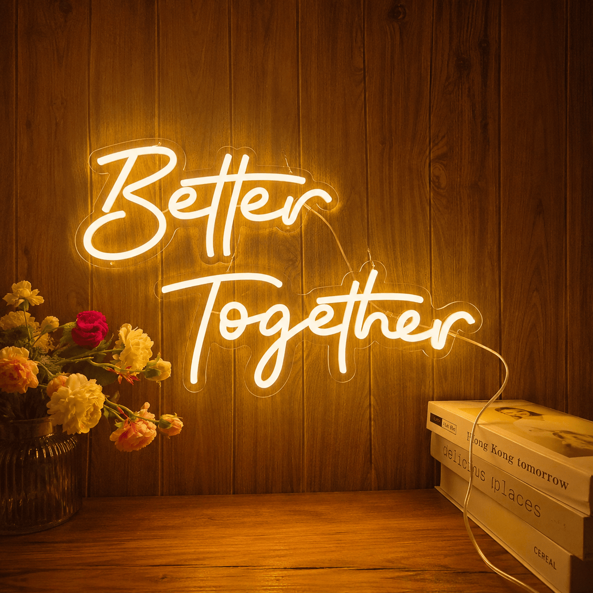 Better Together Minimal Wall Light LED Neon Sign - Shineneon