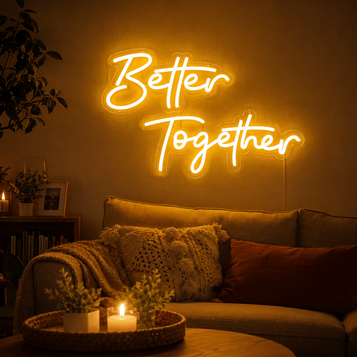 Better Together Minimal Wall Light LED Neon Sign - Shineneon