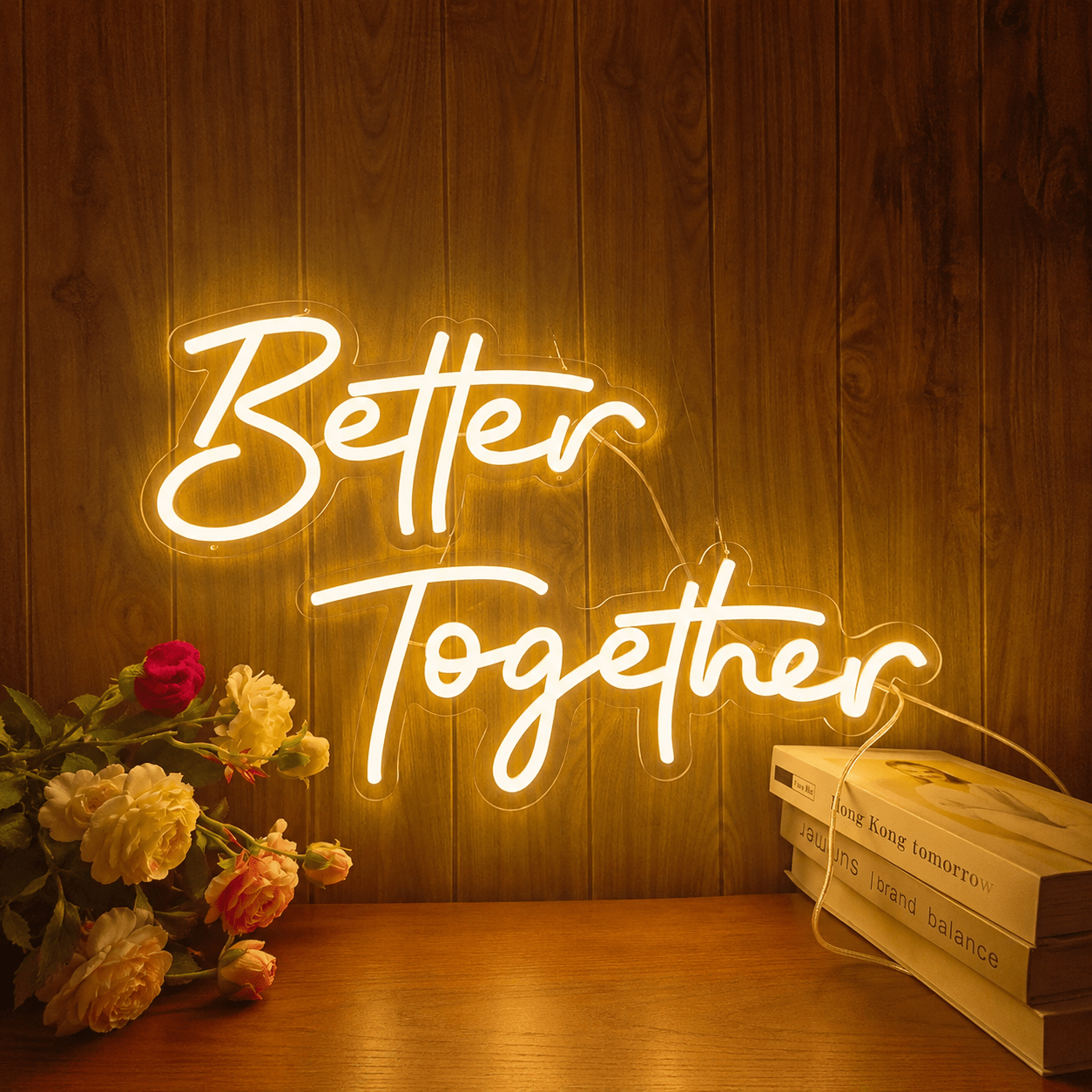 Better Together Minimal Wall Light LED Neon Sign Wall Neon Sign - Shineneon