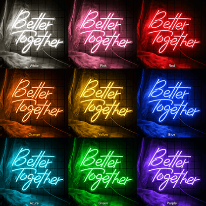 Better Together Modern LED Neon Sign - Shineneon