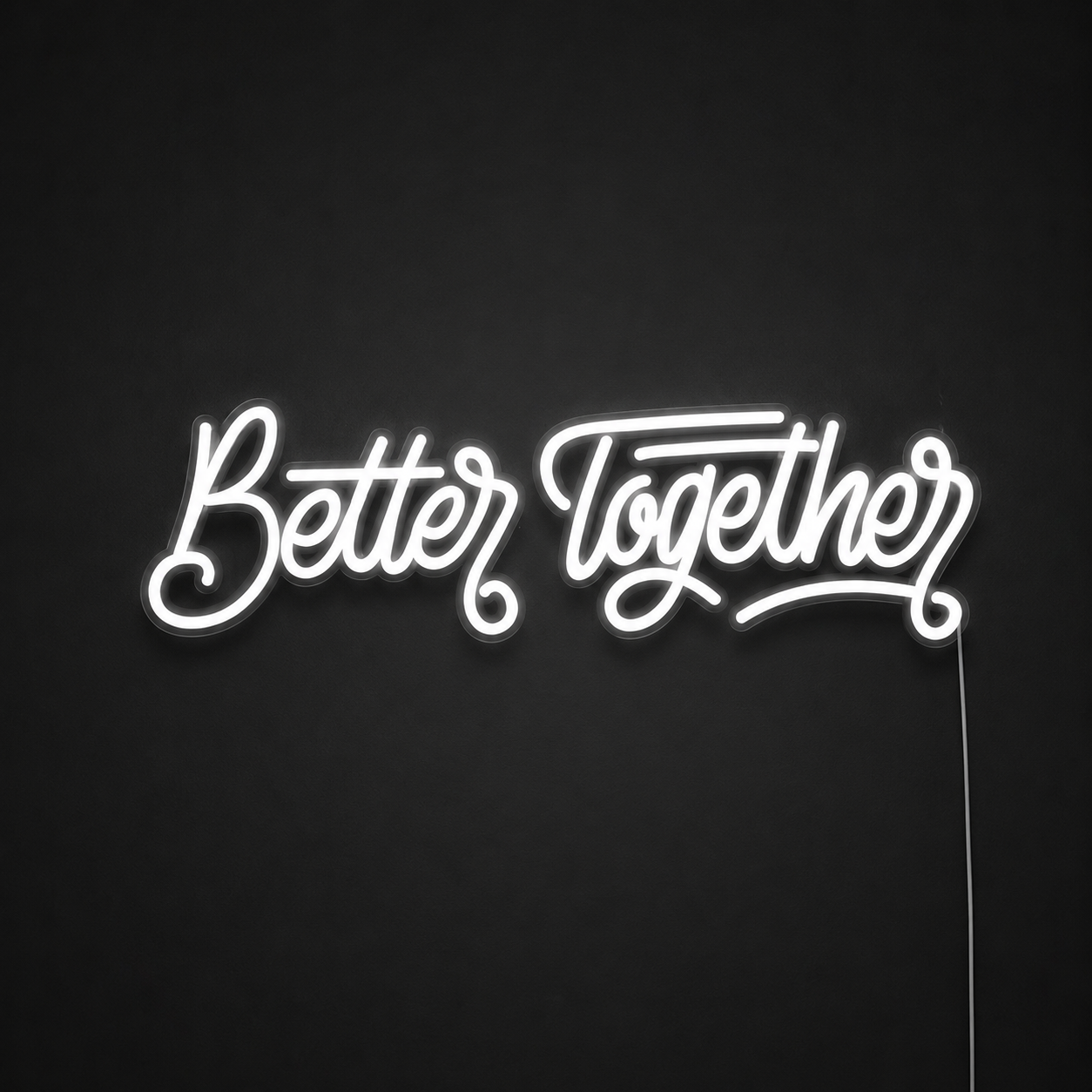 Better Together Modern Wall Decor LED Neon Sign - 01 Original Product Image