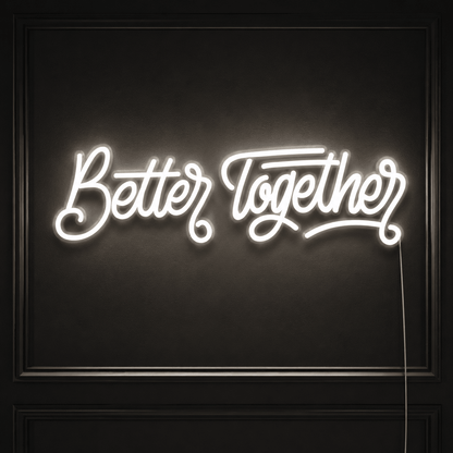 Better Together Modern Wall Decor LED Neon Sign - Shineneon