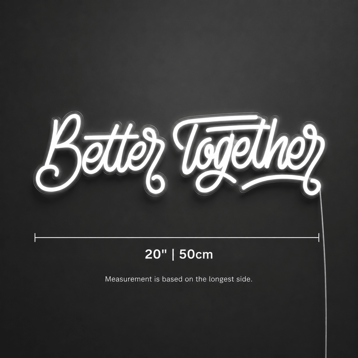 Better Together Modern Wall Decor LED Neon Sign - Shineneon