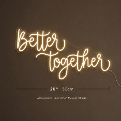 Better Together Modern Wall Light LED Neon Sign - Shineneon