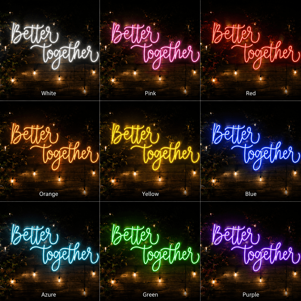 Better Together Modern Wall Light LED Neon Sign - Shineneon