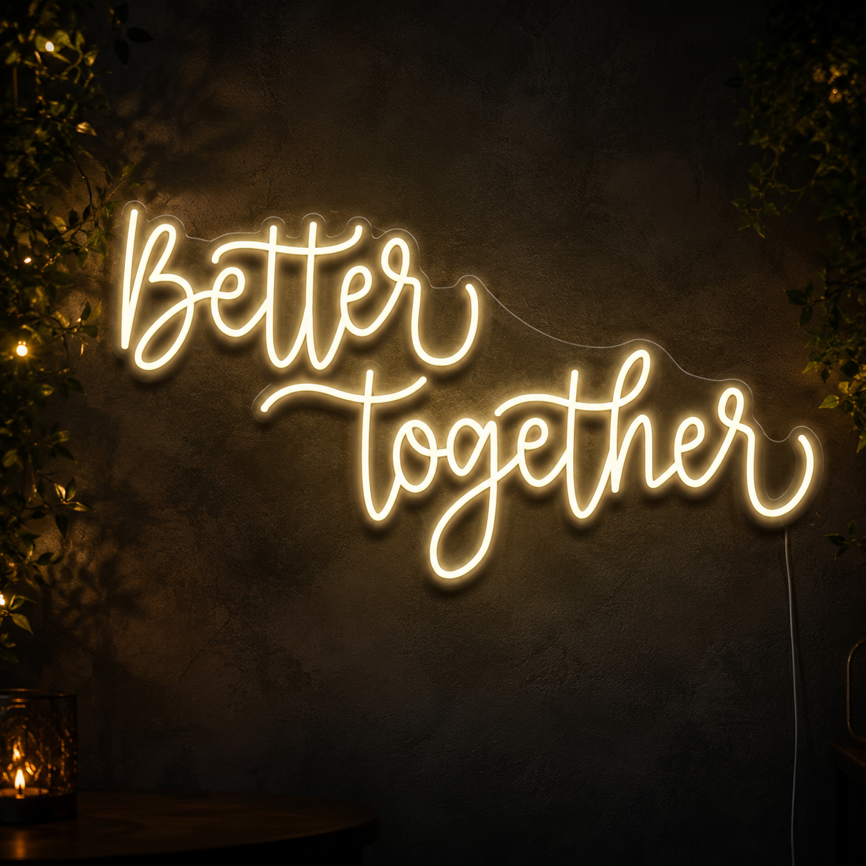 Better Together Modern Wall Light LED Neon Sign Wall Neon Sign - 02 High-Converting Product Image
