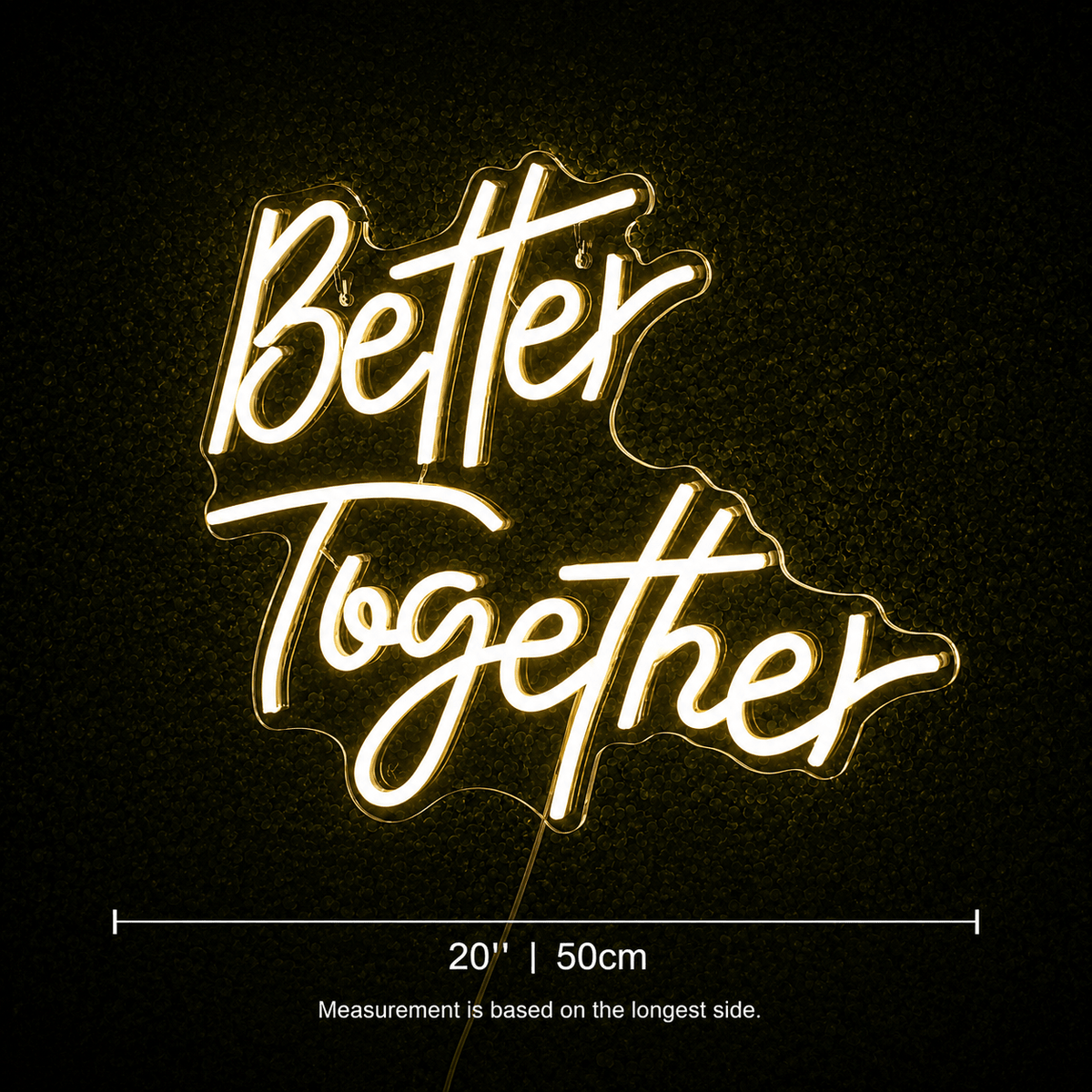 Better Together Mounted LED Neon Sign - Shineneon