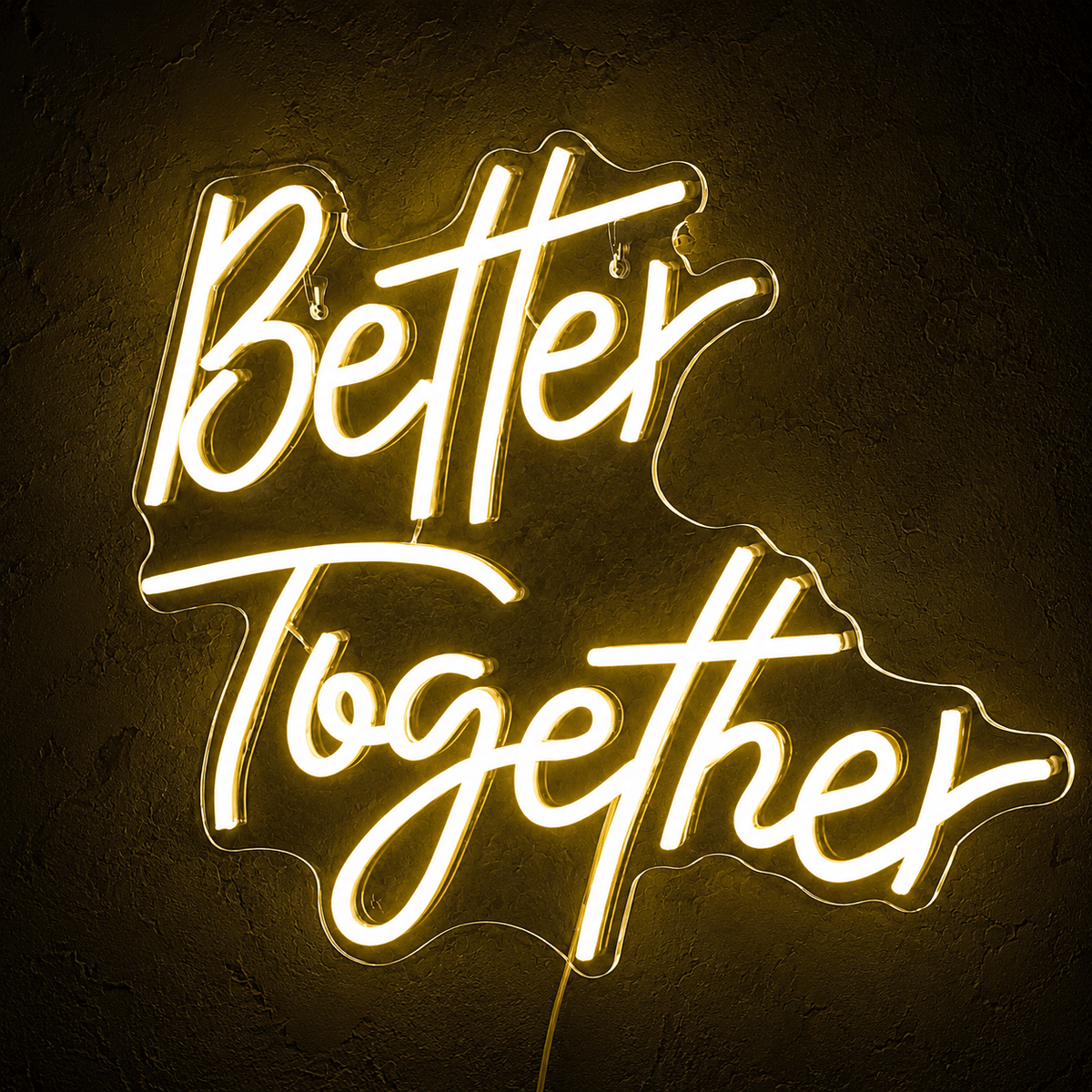 Better Together Mounted LED Neon Sign - Shineneon