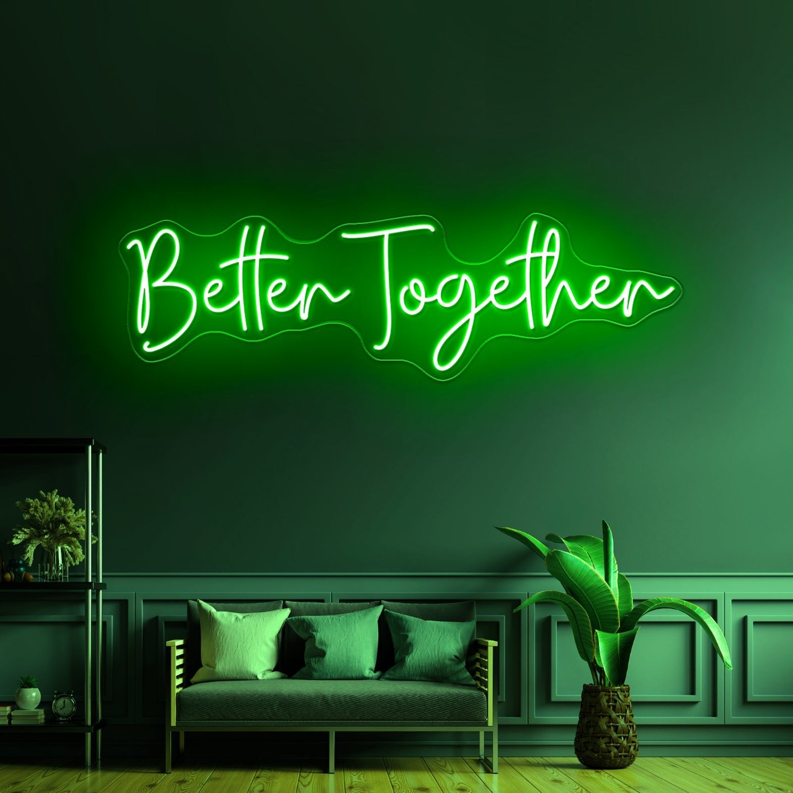 Better Together Neon Sign Bedroom Decor Neon Letter Lights - Shineneon