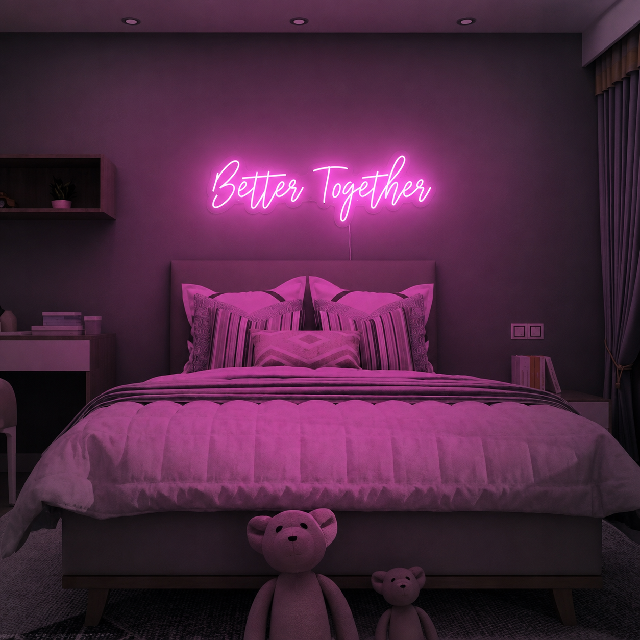 Better Together Sign Wall Decor LED Neon Sign - 01 Original Product Image