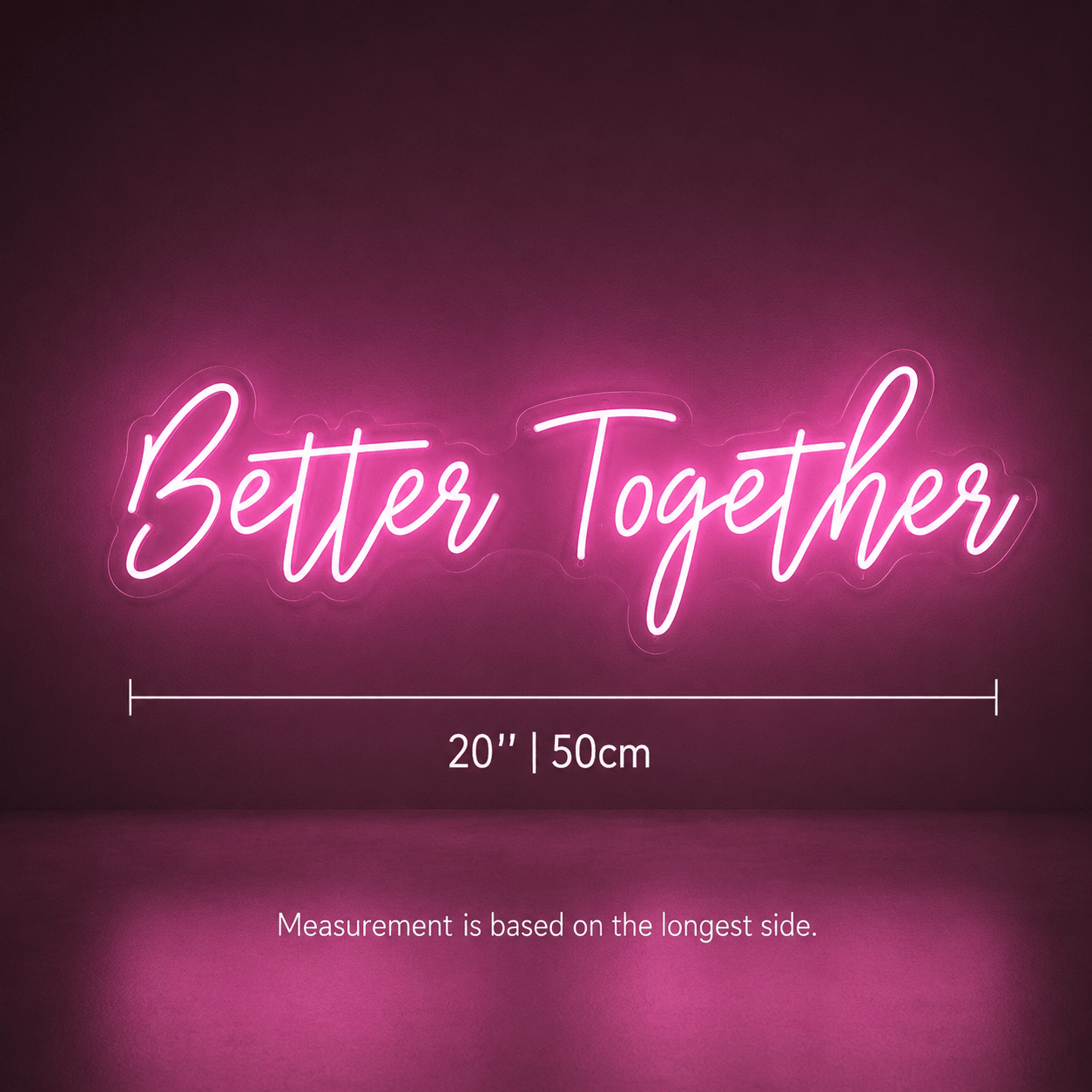Better Together Sign Wall Decor LED Neon Sign - Shineneon
