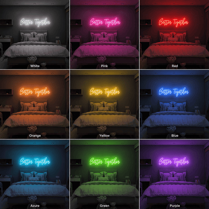 Better Together Sign Wall Decor LED Neon Sign - Shineneon