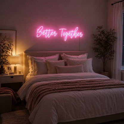 Better Together Sign Wall Decor LED Neon Sign - Shineneon