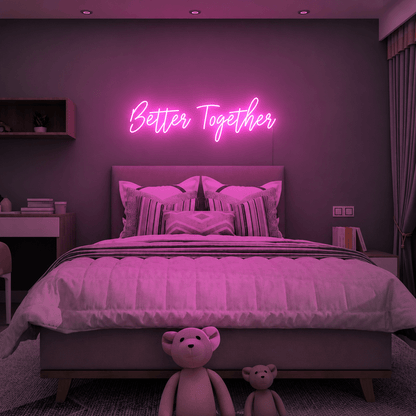 Better Together Sign Wall Decor LED Neon Sign Wall Neon Sign - Shineneon