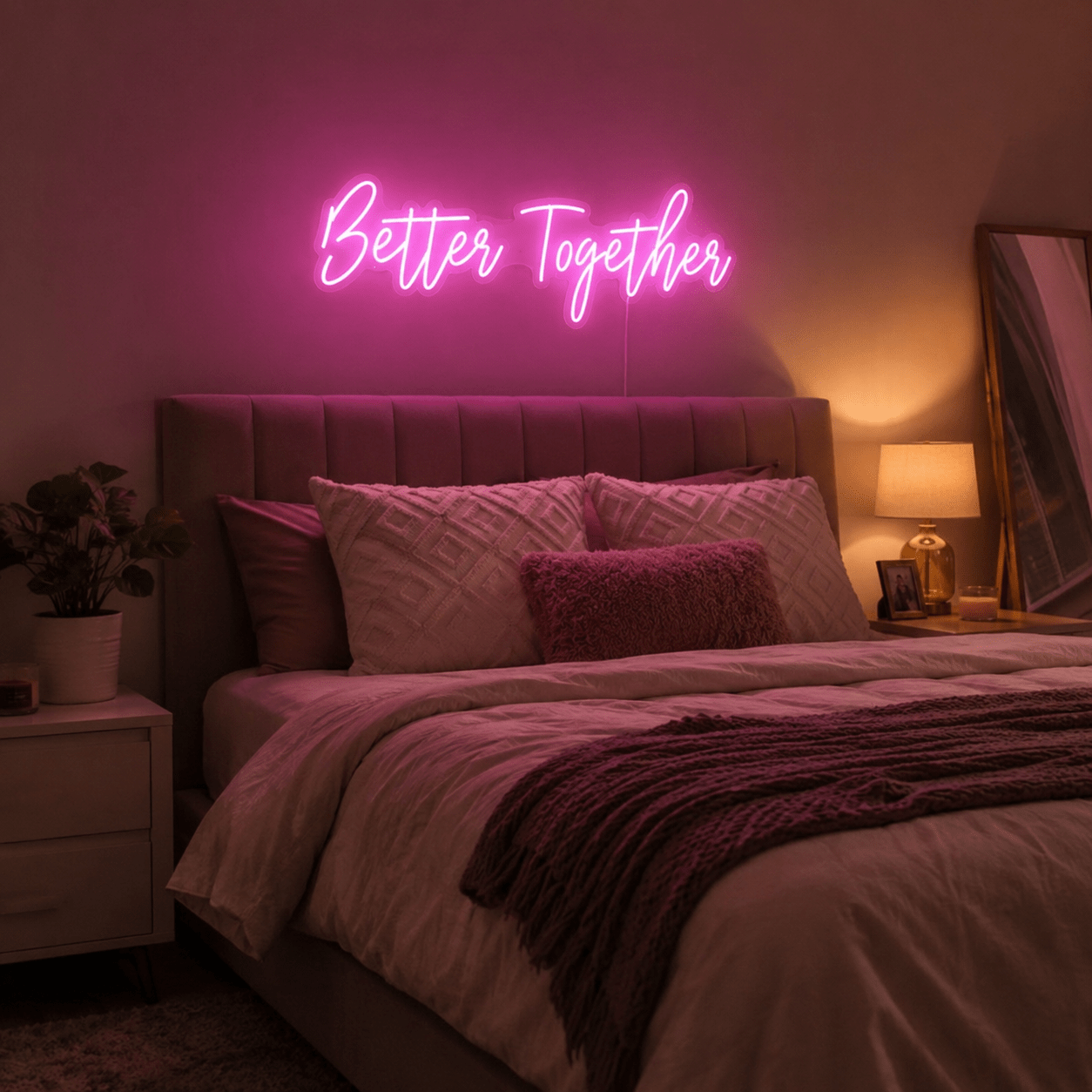 Better Together Sign Wall Decor LED Neon Sign Wall Neon Sign - Shineneon