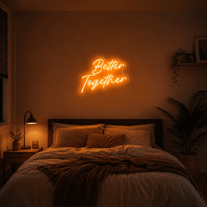 Better Together Text Wall Decor LED Neon Sign - Shineneon