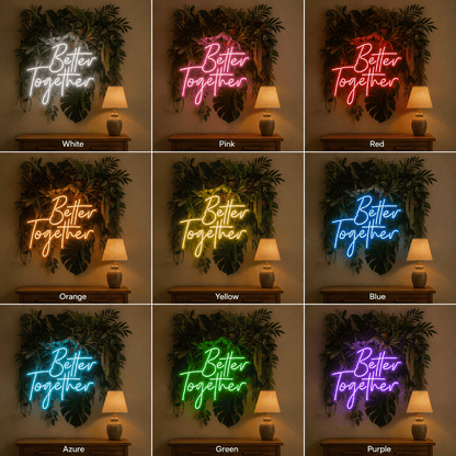 Better Together Wall Decor LED Neon Sign - Shineneon