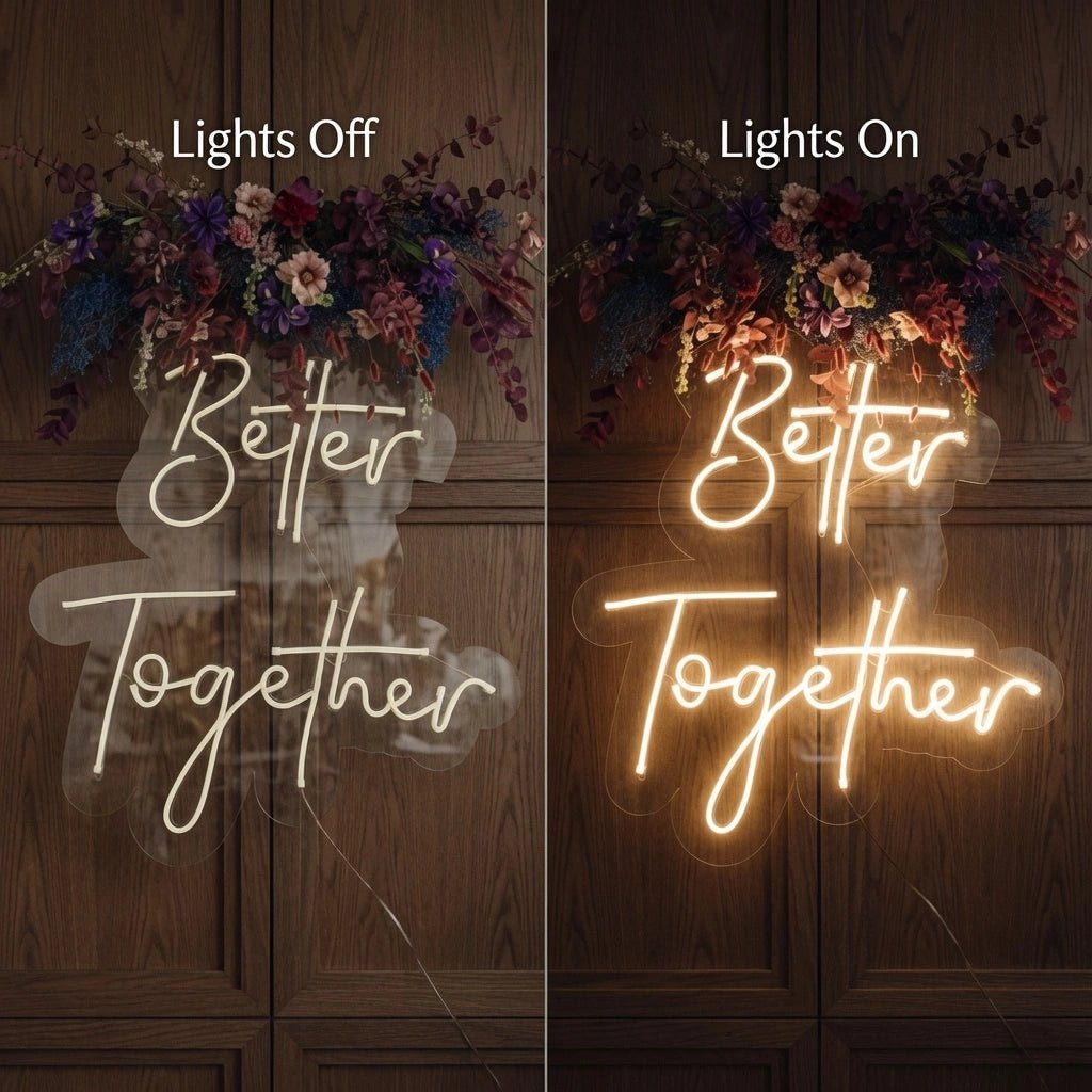 Better Together Wall Decor LED Neon Sign Wall Decor - Shineneon