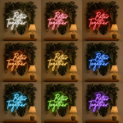 Better Together Wall Decor LED Neon Sign Wall Neon Sign - Shineneon