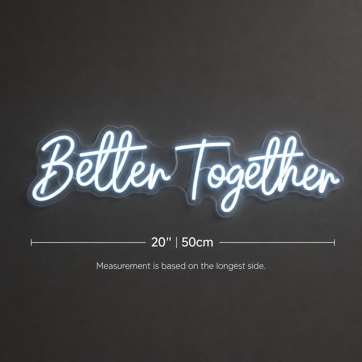 Better Together Wall Light LED Neon Sign - 04 Size Image