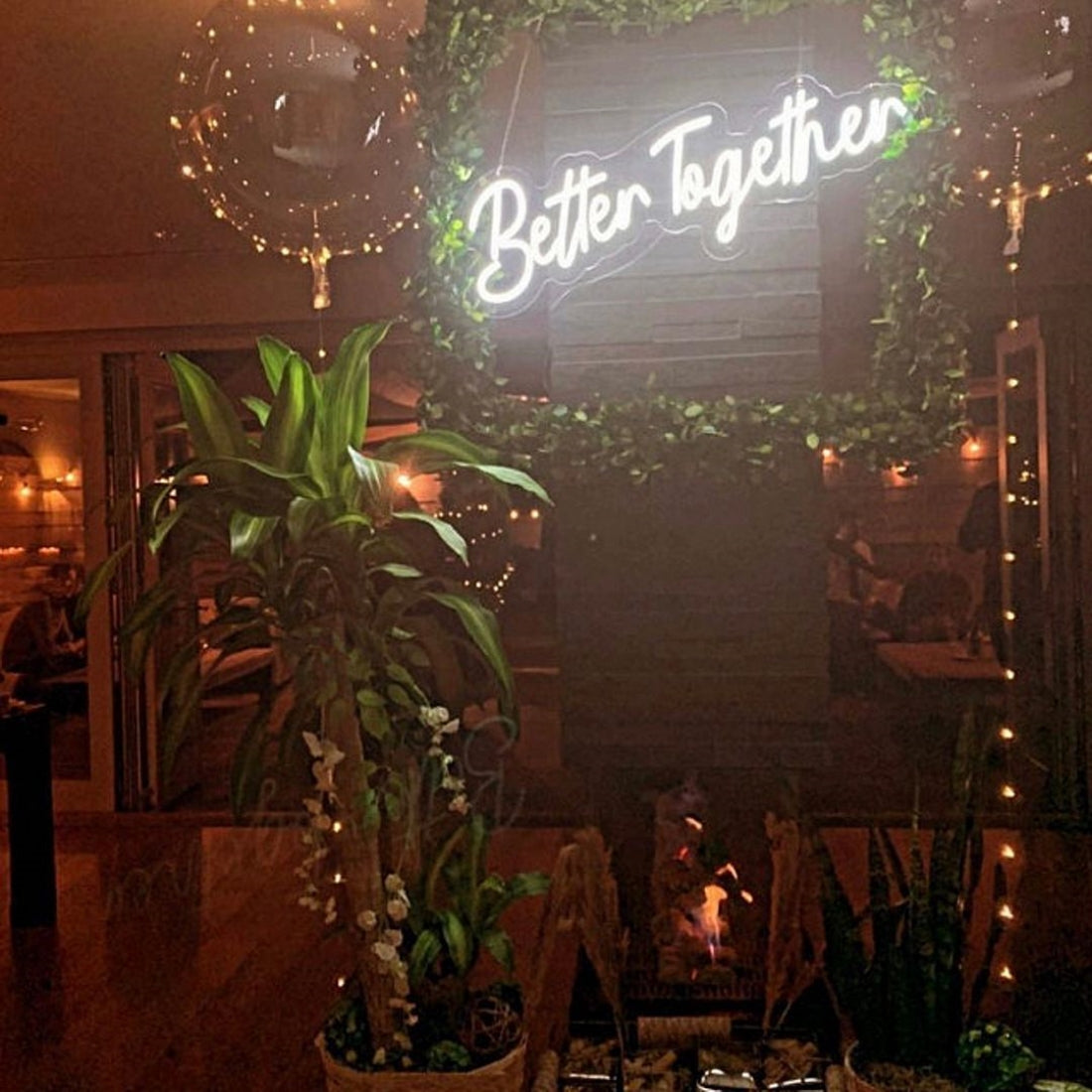 Better Together Wedding Led Sign Business Neon Sign