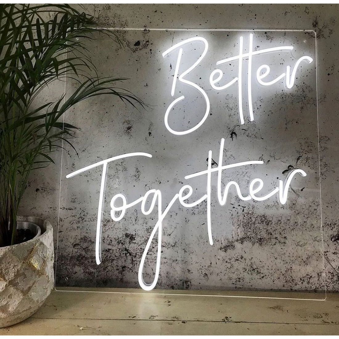 Better Together Wedding Led Sign Business Neon Signs