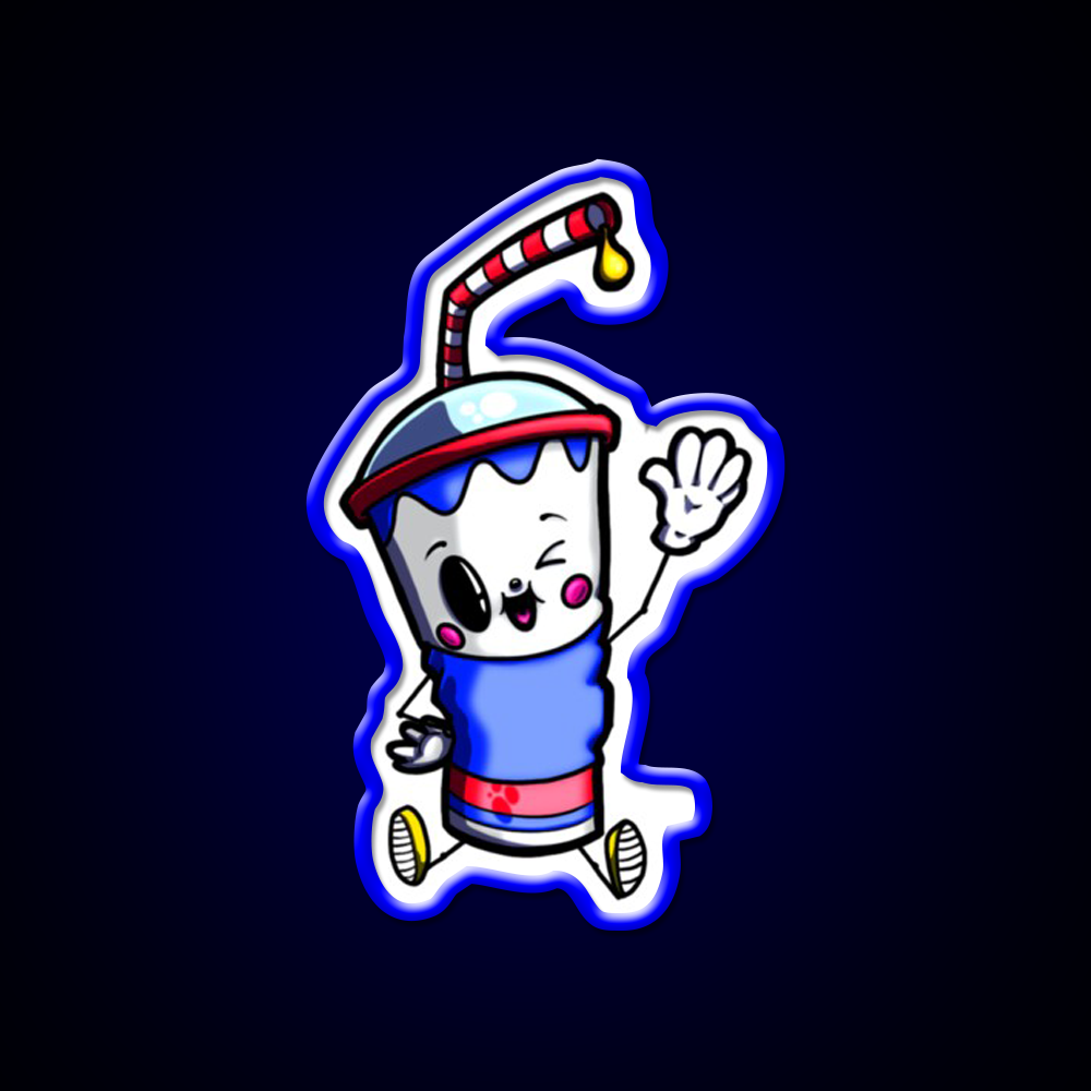 Beverage Fast Food Led Neon Sign For Burger Place Rgb Color